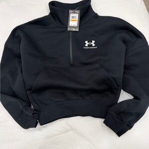 Under Armour Dark Gray Icon Fleece Pullover